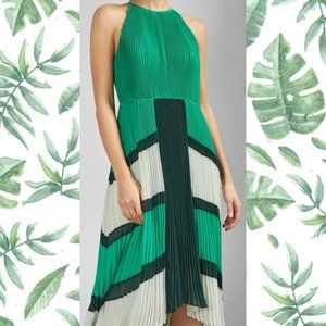 Ted Baker Nellina dip hem pleated dress